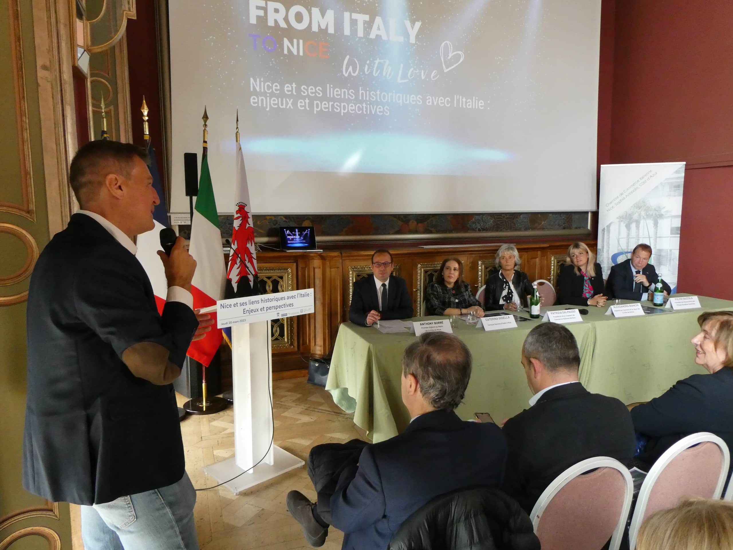 À Nice, la conférence de presse célébrant le lien historique avec l’Italie
